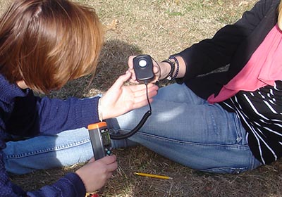 Måling af solens intensitet.